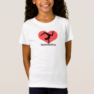 T-shirt Coeur Gymnastique