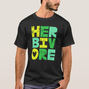 T-shirt Cœur Herbivore Vêtements Végétaliens Par The Dharm