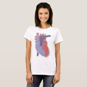 T-shirt Coeur humain (Devant entier)