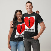 T-shirt Coeur I l'obscurité de darkside (Unisexe)