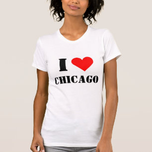 T-Shirt Cœur I Love Chicago