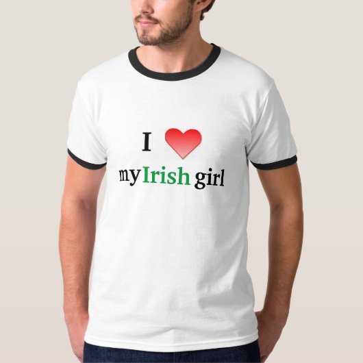 T-shirt Coeur I ma fille (Devant)