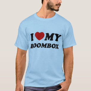 T-shirt Coeur I mon boombox
