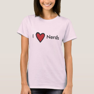 T-shirt coeur, I, Nerds