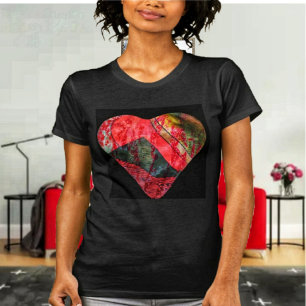 T-shirt Coeur irrégulier