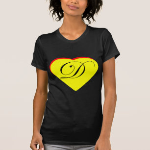 T-shirt Coeur Jaune Rouge D Faire-part de mariage Le MUSÉE