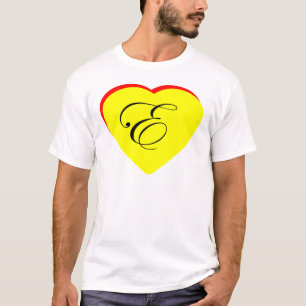 T-shirt Coeur Jaune Rouge E Faire-part de mariage Le MUSÉE