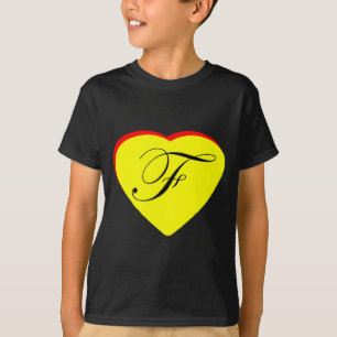 T-shirt Coeur Jaune Rouge F Faire-part de mariage Le MUSÉE