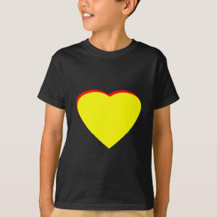 T-shirt Coeur Jaune Rouge Faire-part de mariage Le MUSÉE Z