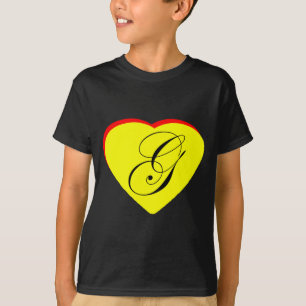 T-shirt Coeur jaune rouge G Faire-part de mariage Le MUSÉE
