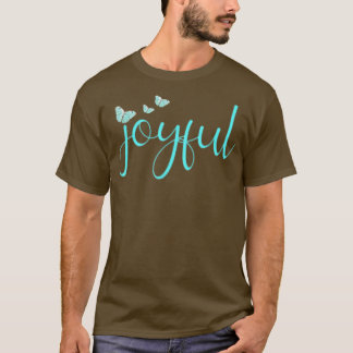 T-shirt Coeur joyeux Foi chrétienne