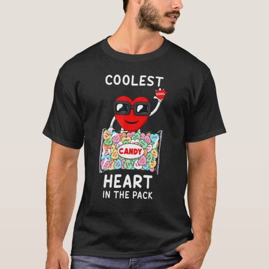 T-shirt Coeur le plus frais dans le pack Valentines Jour T (Devant)