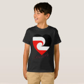 T-shirt Coeur maori de drapeau (Devant entier)