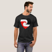 T-shirt Coeur maori de drapeau (Devant entier)