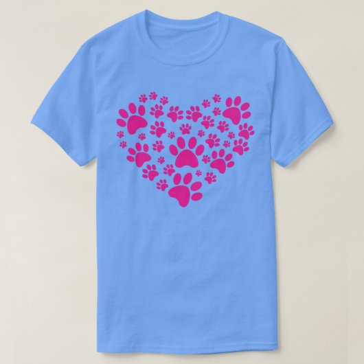 T-shirt Coeur mât de chien (Design devant)