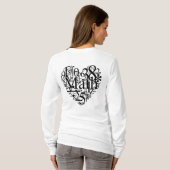 T-shirt Coeur mathématique (Dos entier)
