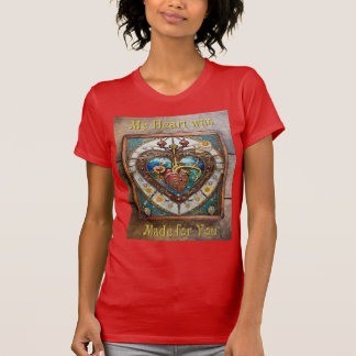 T-shirt Cœur mécanique anatomique série Steampunk