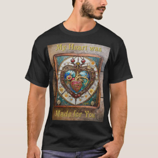 T-shirt Cœur Mécanique Série Anatomique Steampunk