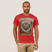 T-shirt Coeur mécanique série anatomique Steampunk (Devant entier)