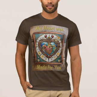 T-shirt Cœur Mécanique Série Anatomique Steampunk