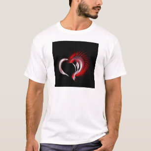 T-shirt Coeur métallique