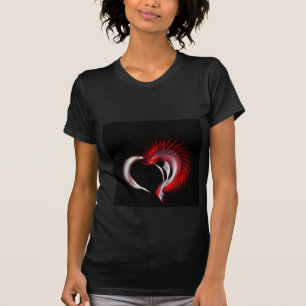 T-shirt Coeur métallique