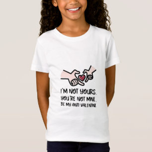 T-shirt Coeur mignon anti-Valentine
