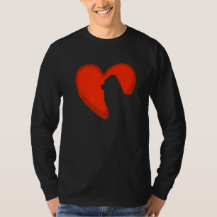 T-shirt Coeur mignon Maltais Chien Chien Chien Chien Valen