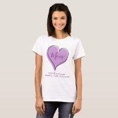 T-shirt Coeur mignon pour maman (Devant entier)