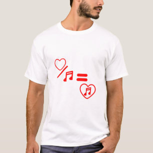 T-shirt #Cœur @MuSiC #Amour @Drôle