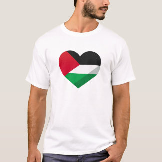 T-shirt Coeur palestinien