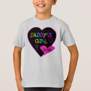 T-shirt Coeur papa's Girl T Shirts and Gifts