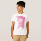T-shirt Coeur peint (Devant entier)