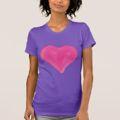 T-shirt Coeur peint (Devant)