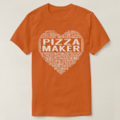 T-shirt Coeur Pizza Maker (Design devant)
