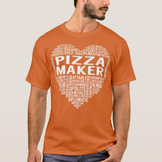 T-shirt Coeur Pizza Maker