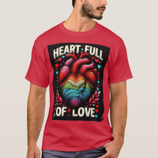 T-shirt Coeur plein d'amour