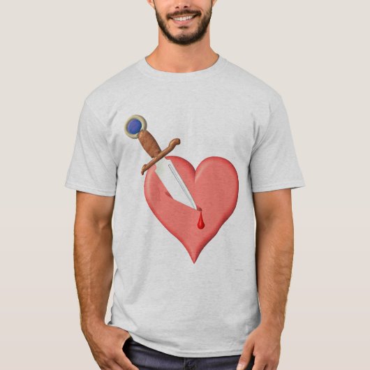 T-shirt Coeur poignardé (Devant)