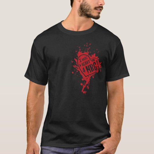 T-shirt Coeur pour NRG ! (Devant)
