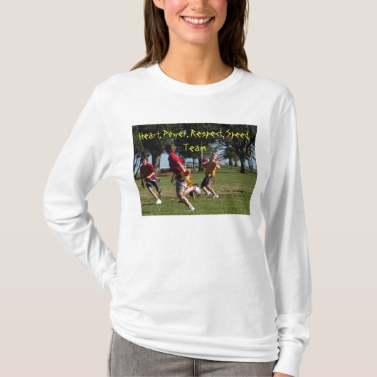 T-shirt Coeur, puissance, respect, Spee… (Devant)