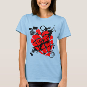 T-shirt Coeur punk