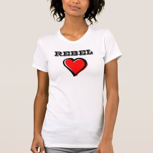 T-shirt Coeur rebelle (Devant)