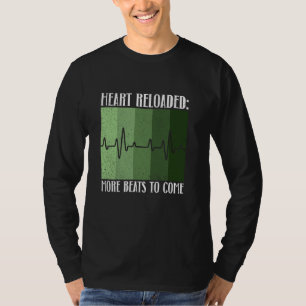 T-shirt Cœur rechargé Plus de battements à venir Transpla