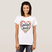 T-shirt Coeur reconnaissant (Devant entier)