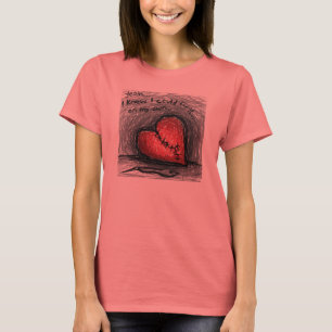 T-shirt Coeur réparé