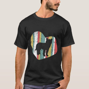 T-shirt Coeur rétro Vintage Husky