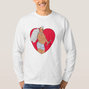 T-shirt Coeur romantique avec un Cupide inhabituel