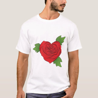 T-shirt Coeur rose
