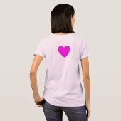 T-SHIRT COEUR ROSE (Dos entier)