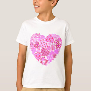 T-shirt Coeur rose